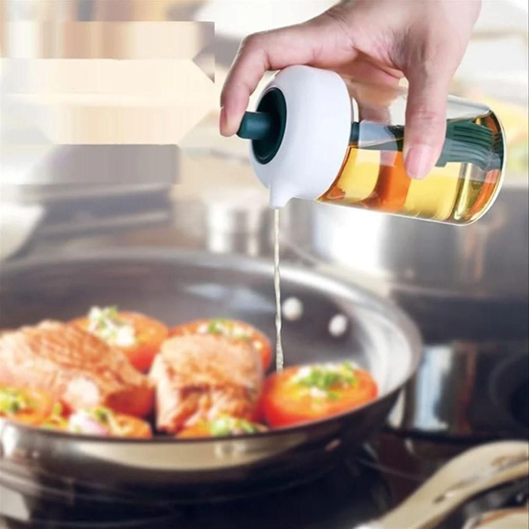 SmartOil™ 2-in-1 Oil Dispenser Bottle with Silicone Brush – 250ml