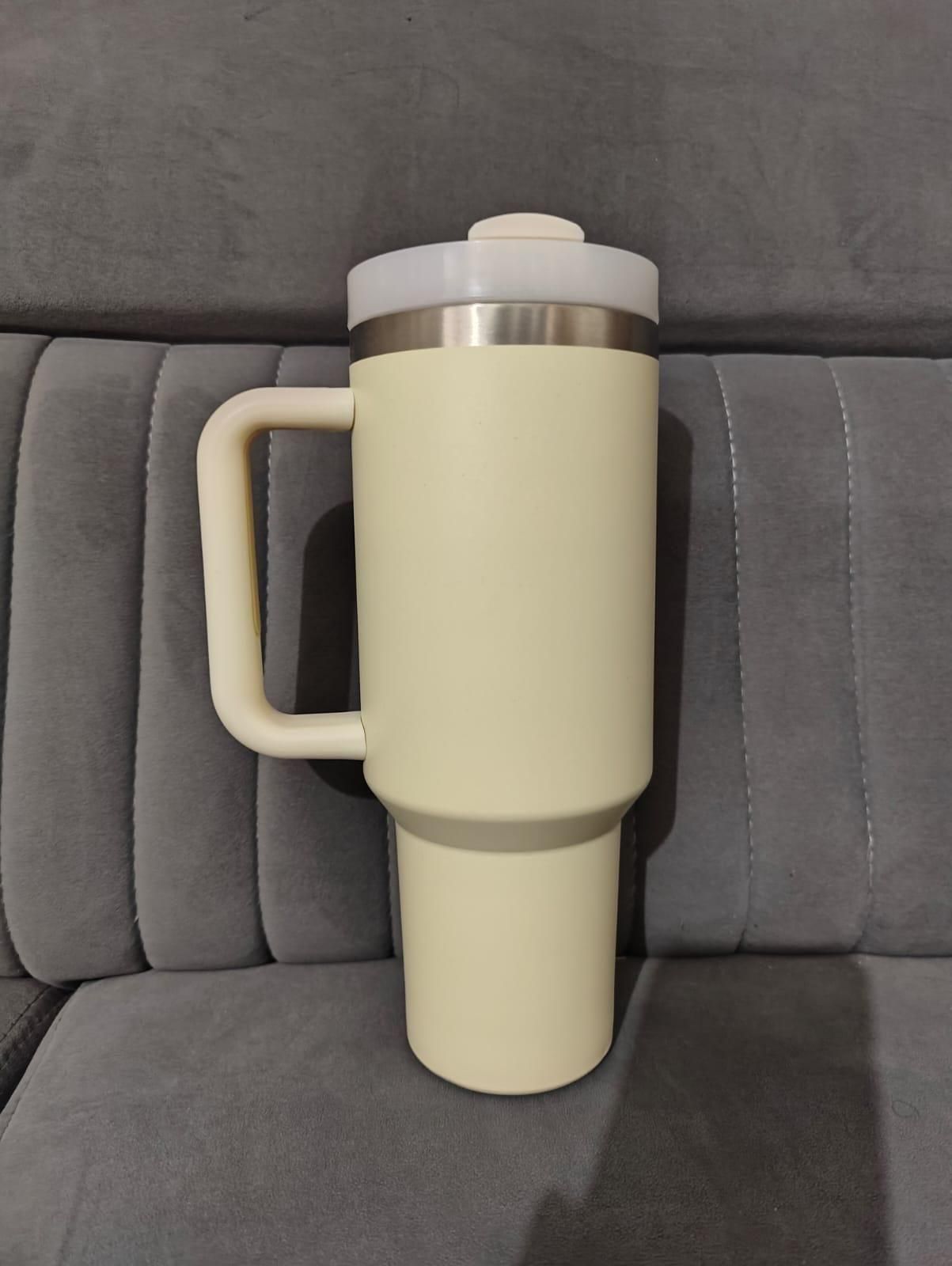 Stainless Steel Insulated Tumbler with Lid & Straw – Premium Travel Cup for Water, Iced Tea & Coffee