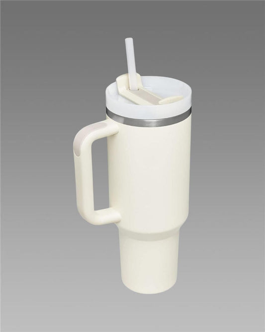 Stainless Steel Insulated Tumbler with Lid & Straw – Premium Travel Cup for Water, Iced Tea & Coffee