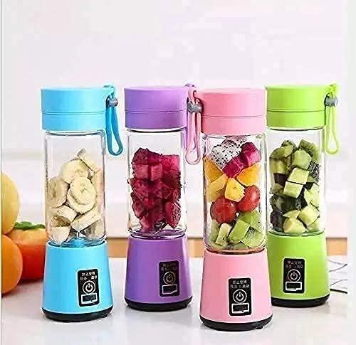 TurboBlend™ 6-Blade Portable USB Juicer (380 ml)