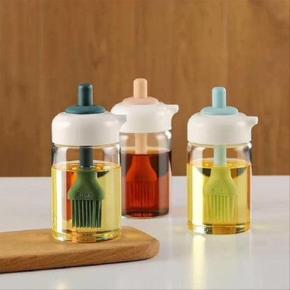 SmartOil™ 2-in-1 Oil Dispenser Bottle with Silicone Brush – 250ml